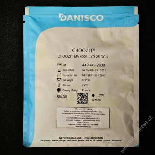 Choozit MA4001 - 25 DCU - Směsná kultura až 1000l mléka